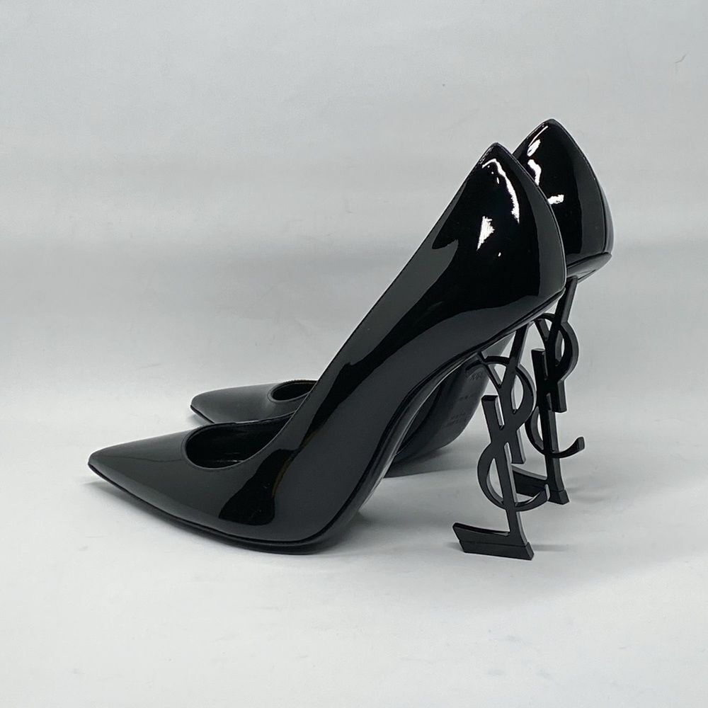 Saint Laurent Opyum Point-Toe Patent Leather Pumps size 39.5 - Picture 9 of 16
